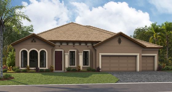 New construction Single-Family house 4529 Foley Grove Dr, Valrico, FL 33596 plan Key Largo I - image