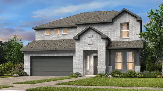 New construction Single-Family house 1101 Scenic Green Lp, Georgetown, TX 78628 plan Terracotta - image