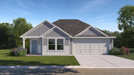 New construction Single-Family house 101 Wind Hill Rd, Jarrell, TX 76537 plan Camden - image
