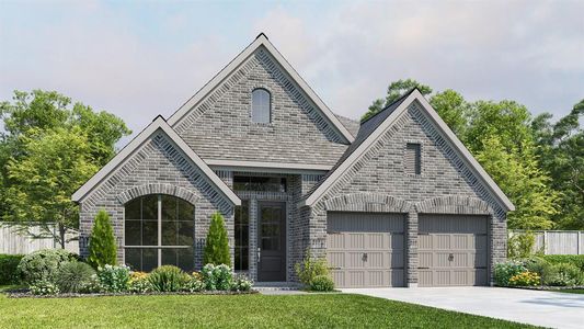 New construction Single-Family house 15971 Mahogany Mist Drive, Conroe, TX 77302 2529W- photo 0