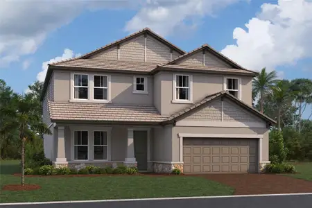 New construction Single-Family house 17106 Savory Mist Cir, Lakewood Ranch, FL 34211 plan Estero - Single Family River Series - image