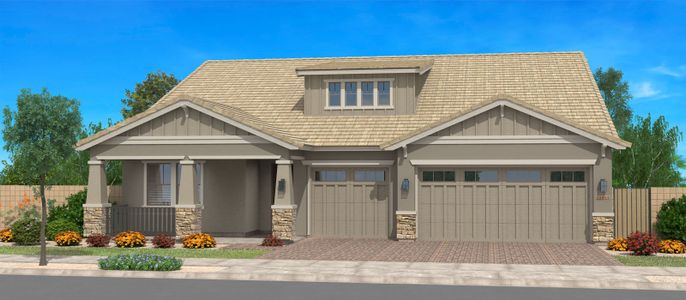 New construction Single-Family house 23019 E Oriole Wy, Queen Creek, AZ 85142 plan Lilac - image