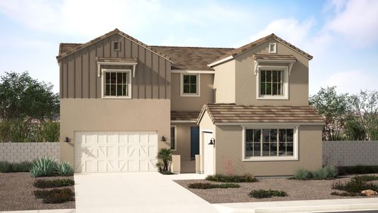 Farmhouse Elevation | Pomelo | Harvest at Citrus Park | New Homes in Goodyear, AZ | Landsea Homes