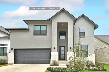 New construction Single-Family house 517 Snakeroot Trl, Georgetown, TX 78633 plan The Albany IX - image