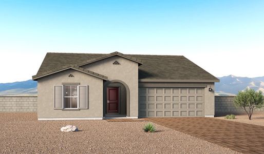New construction Single-Family house 867 W Calle Lupa, Sahuarita, AZ 85629 plan Jasper - C40J - image