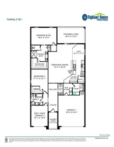 New construction Single-Family house 7636 Sw 6Th Lp, Ocala, FL 34474 plan Aubrey II 55 Plus - image