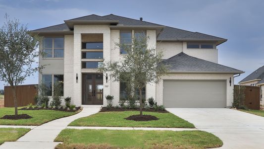 New construction Single-Family house 3511 Blue Mistflower Dr, Katy, TX 77493 plan 3593W - image