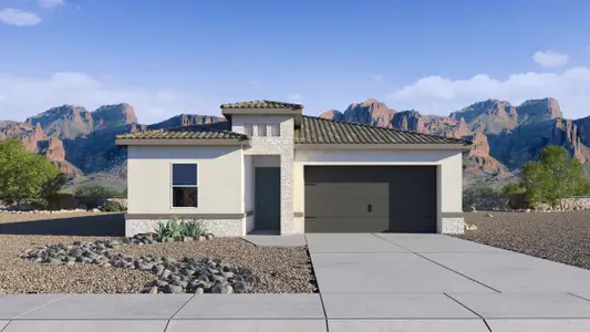 New construction Single-Family house 6999 W Pinnacle Vista Dr, Peoria, AZ 85383 plan Tamarron - image