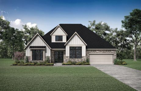 New construction Single-Family house 54 Arctic Tern Circle, Magnolia, TX 77354 Eastland II- photo 0