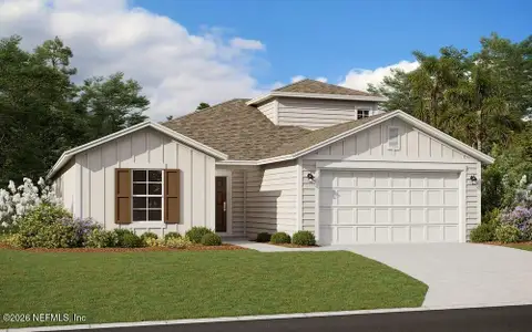 New construction Single-Family house 14385 Firebird Dr, Jacksonville, FL 32234 plan Cambridge II - image