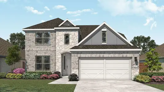 New construction Single-Family house 209 Cactus Tower Path, Georgetown, TX 78628 plan Hickory - image