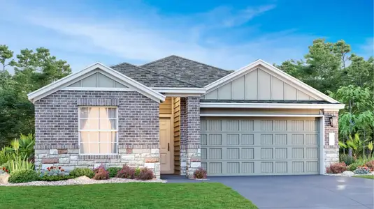 New construction Single-Family house 102 Donnington Dr, Hutto, TX 78634 plan Aplin II - image