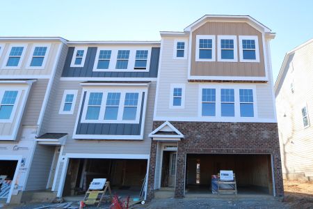 New construction Townhouse house 2725 Hunter Woods Dr, Apex, NC 27502 Buckingham - Front Entry Townhomes- photo 1 1