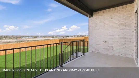 New construction Single-Family house 1925 Lazy Acres St, Leander, TX 78641 plan The Perry - image