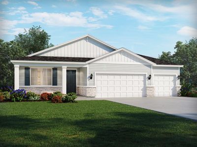 New construction Single-Family house 98 Tequesta Ct, Palm Coast, FL 32137 plan Jasmine - image