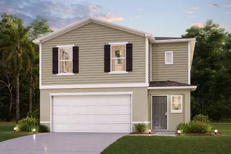 New construction Single-Family house 2439 Basil Ln, Haines City, FL 33844 plan Mayfield II - image