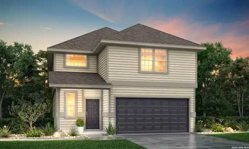 New construction Single-Family house 14935 Fischer Gdn, San Antonio, TX 78253 plan The Wisteria - image
