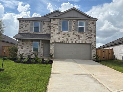 New construction Single-Family house 16123 Domestic Dove Wy, Hockley, TX 77447 plan Littleton - image