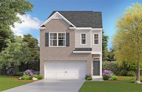 New construction Townhouse house 440 Silver Moon Dr, Loganville, GA 30052 - image
