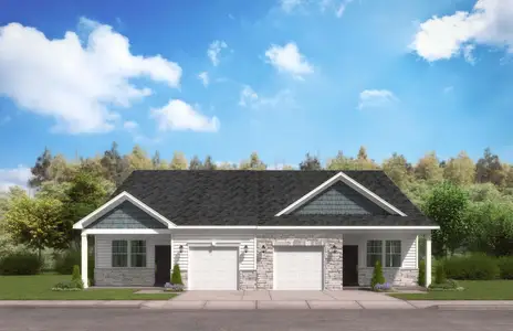 New construction Townhouse house 374 Highline Trl, Greenville, SC 29607 plan The Leyla - image