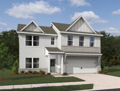 New construction Single-Family house 5405 Hargrove Wy, Flowery Branch, GA 30542 plan Cardiff - image