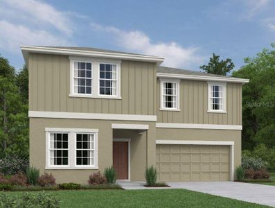 New construction Single-Family house 1449 Arbor Hill Dr, Deltona, FL 32725 Teton Homeplan- photo 0