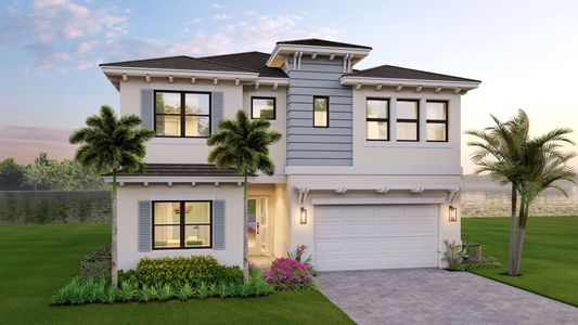 New construction Single-Family house 13110 Florida Crane Dr, Palm Beach Gardens, FL 33412  Capella - Modern- photo 0