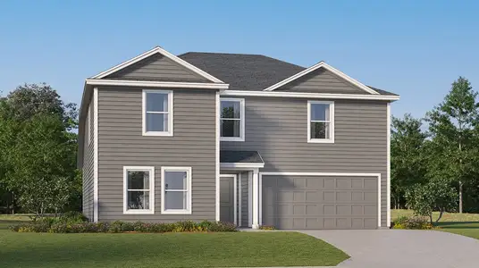 New construction Single-Family house 106 Heritage Groves Rd, Bertram, TX 78605 plan Cobb - image