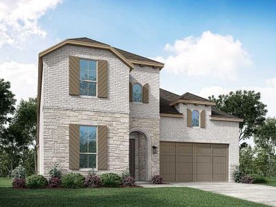 New construction Single-Family house 315 Five Mile Creek Way, Kyle, TX 78640 Cambridge Plan- photo 0