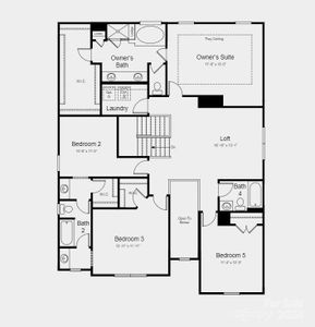 Structural options added include: gas fireplace, study, tray ceiling in owner's suite.