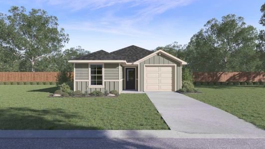 New construction Single-Family house 185 Celosia Lp, Kyle, TX 78640 The Darcy- photo 0