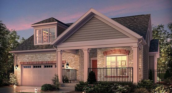 New construction Single-Family house 1900 Dressage Cir, Louisville, KY 40245 plan Portico - image