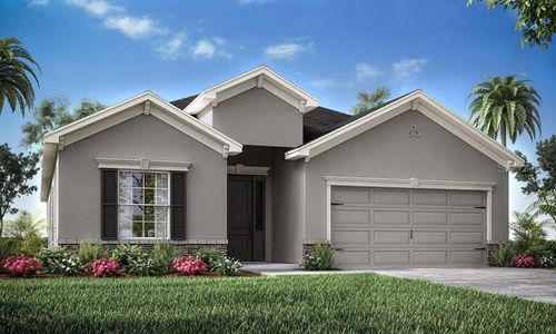 New construction Single-Family house 6074 Wild Petunia Dr, Wimauma, FL 33598 plan Shelby II - image