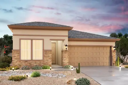 New construction Single-Family house 24166 W Hilton Ave, Buckeye, AZ 85326 plan Clover - Castillo - image