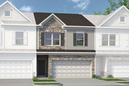 New construction Townhouse house 10 Preston Town Drive, Unit 10, Powder Springs, GA 30127 - photo 0