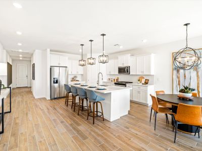 Arlo Dining Area modeled at Abel Ranch