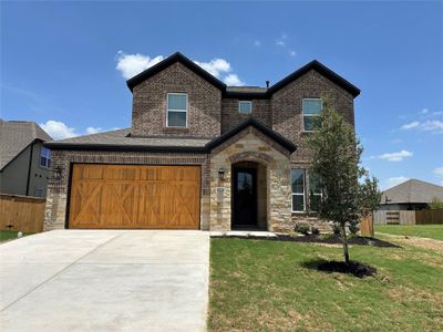 New construction Single-Family house 17220 Autumn Falls Dr, Manor, TX 78653 Emma- photo 0