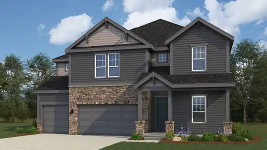 New construction Single-Family house 4962 Jolity Ct, Castle Rock, CO 80104 plan Sunset - image