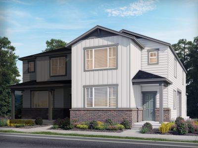 New construction Duplex house Thornton, CO 80602 plan The Blue Sky - image