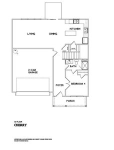 Cherry Floorplan. First Level