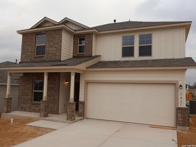 New construction Single-Family house 5051 Cacti Orch, San Antonio, TX 78222 plan Harrison - image