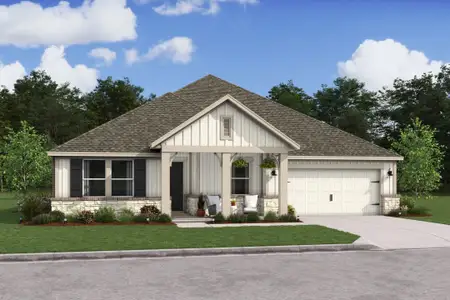 New construction Single-Family house 3018 Troubadour Dr, Crosby, TX 77532 plan Aegean - image