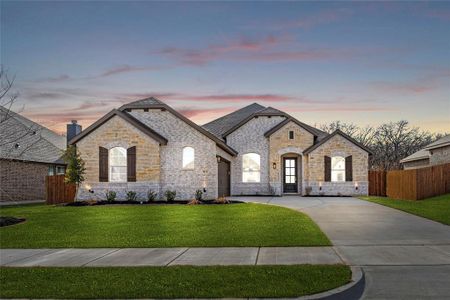 New construction Single-Family house 3121 Blue Hill Dr, Burleson, TX 76028 Concept 2370- photo 0