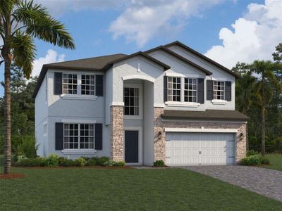 New construction Single-Family house 31823 Sapna Chime Drive, Wesley Chapel, FL 33545 Mira Lago- photo 0