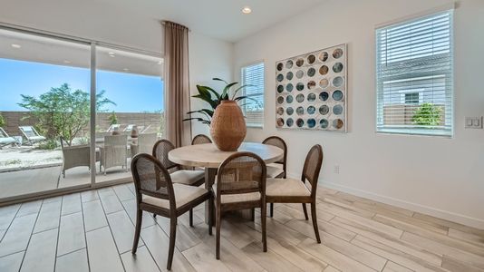 Furnished dining room