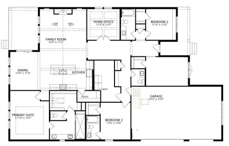 New construction Single-Family house 576 Baker Rd, Columbia, TN 38401 plan Parkette - image