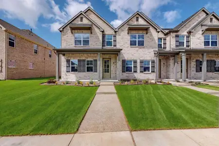 New construction Townhouse house 1812 Summer Aura, Mesquite, TX 75181 plan The Norman - image