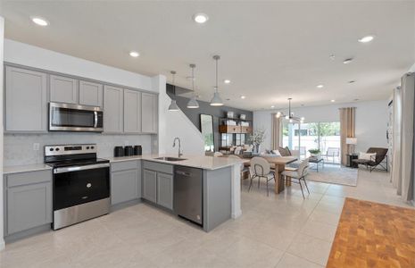 New construction Townhouse house 3262 Pondside Way, Sanford, FL 32773 Marigold- photo 2 2