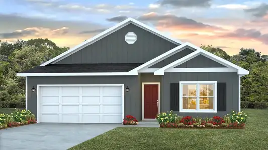 New construction Single-Family house 4912 Rosemary St, Panama City, FL 32404 plan The Cali - image