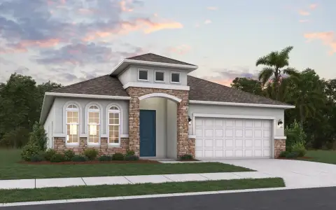 New construction Single-Family house 13489 Maria Lavin Cir, Orlando, FL 32828 plan Poinciana - 19445 - image